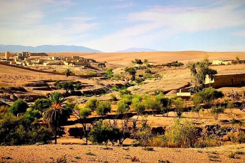 Desert Agafay & Ourika valley Atlas Mountains Full Day Trip 