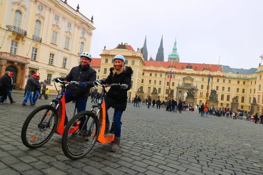 Medieval Prague - E-Bike / E-Scooter City Tour