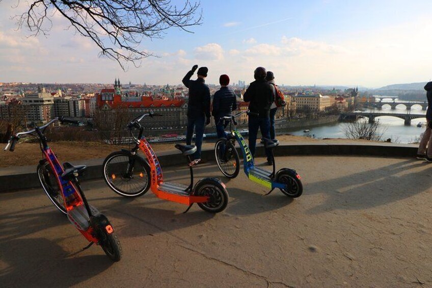 Medieval Prague - E-Bike / E-Scooter City Tour