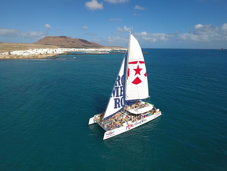 Sailing Catamaran Trip to La Graciosa Island from Lanzarote