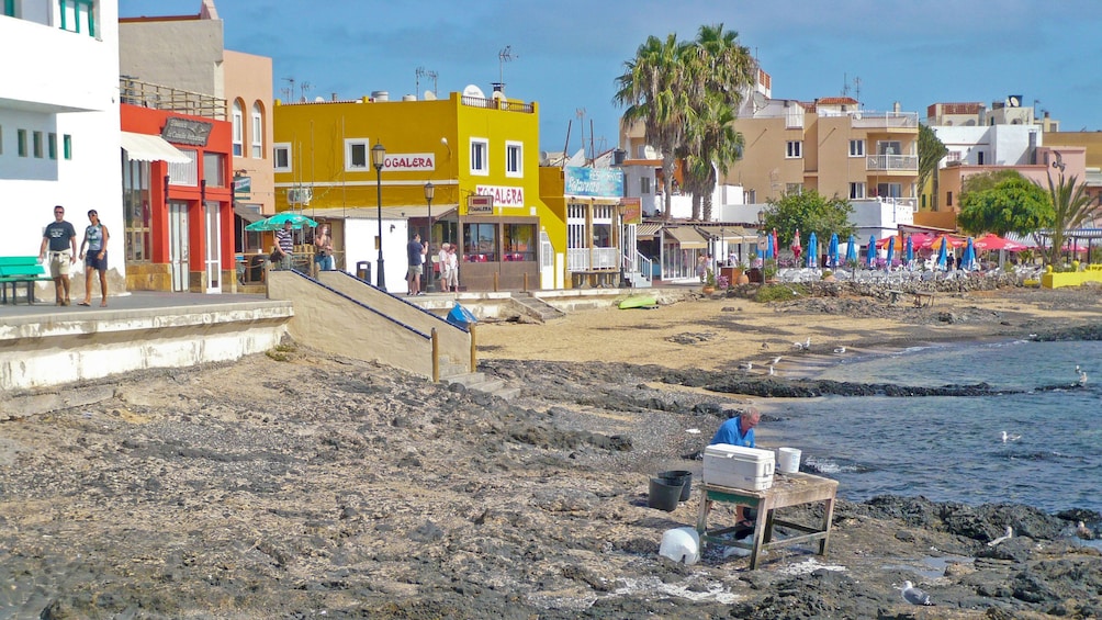 Beachfront businesses in Lanzarote