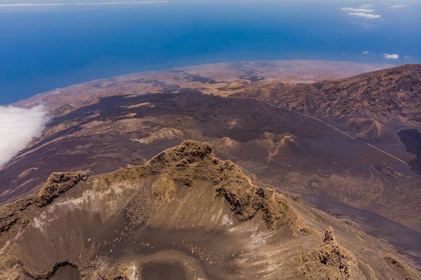 View of Fogo Grand Volcano - Cape Verde