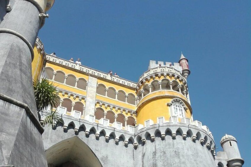 Bottom view of Pena Palace