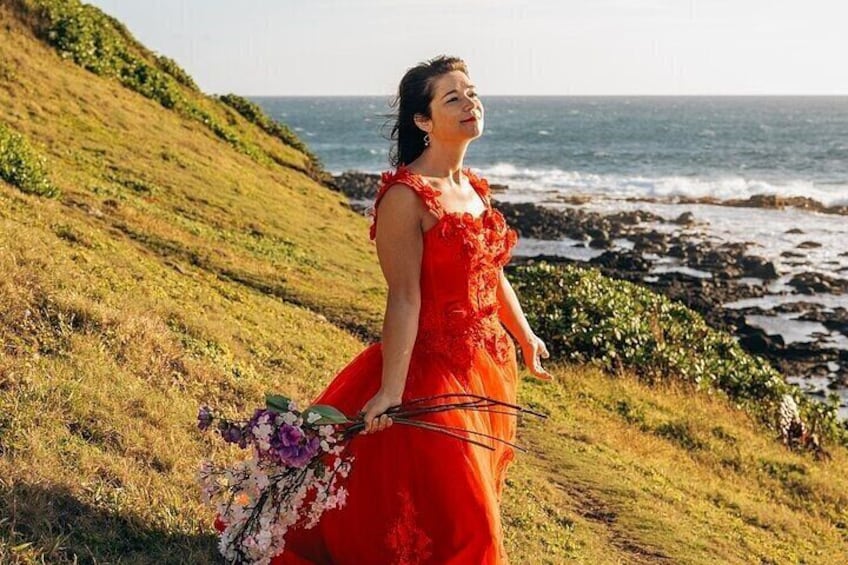 Flying Dress Photoshoot in Playa del Carmen