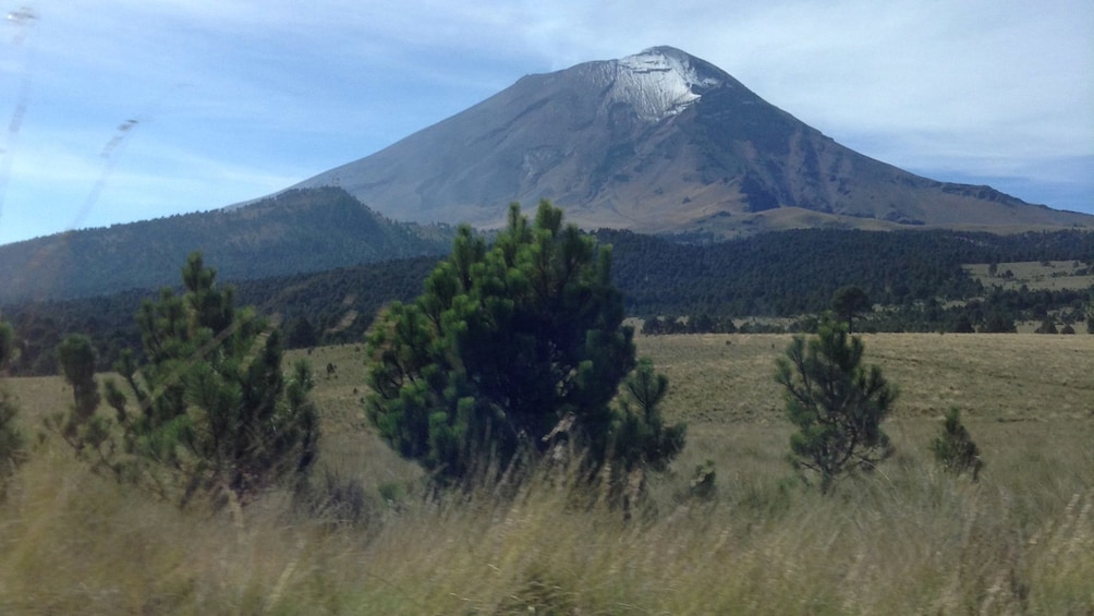 Breathtaking view of PopocatÃ©petl
Volcano in Mexico