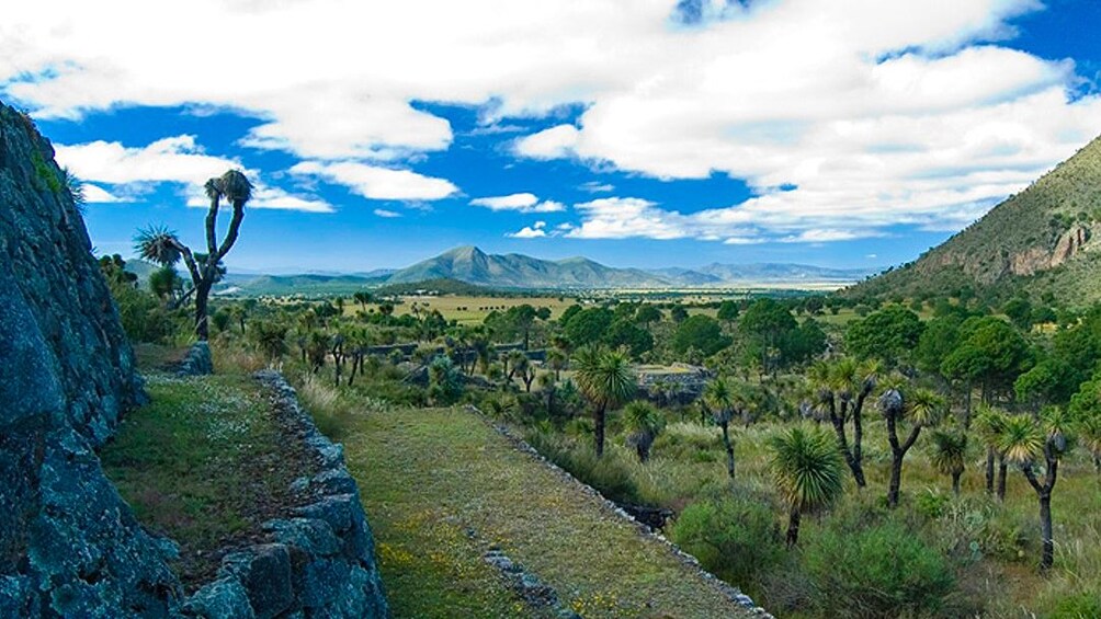 Landscape view of Cholula.