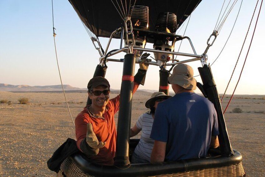 The Sky Trek hot air balloons great desert adventure! ISRAEL