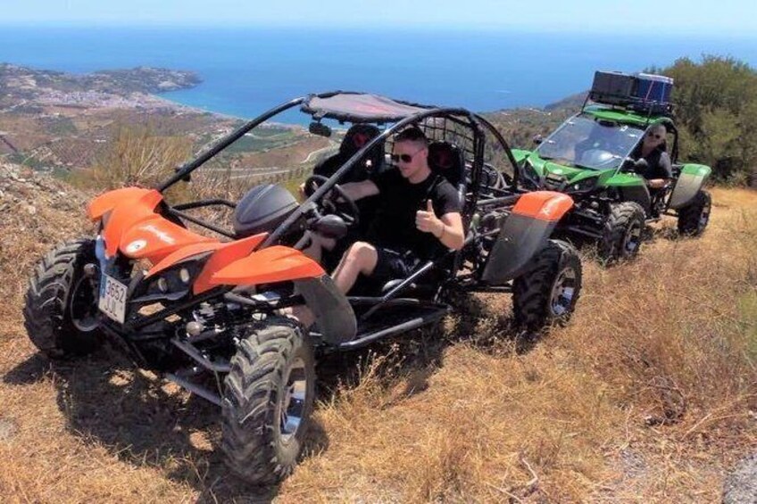 €50 PER PERSON !! (based on 2 sharing a buggy) 90 minute tour & picnic lunch !!