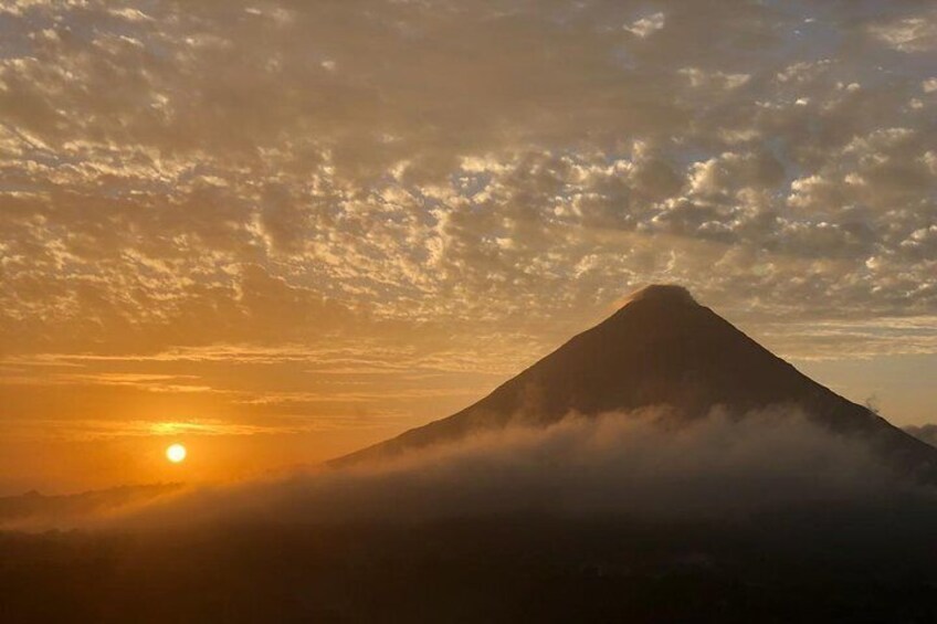 Sunset view from Mistico Park