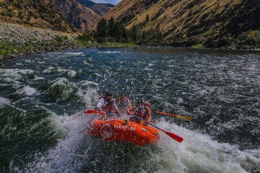 Riggins Idaho half-day rafting trip on the Salmon River