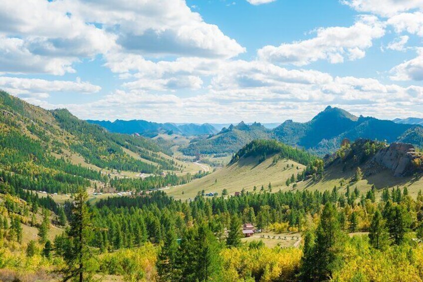 View From Aryabal Meditation Centre
