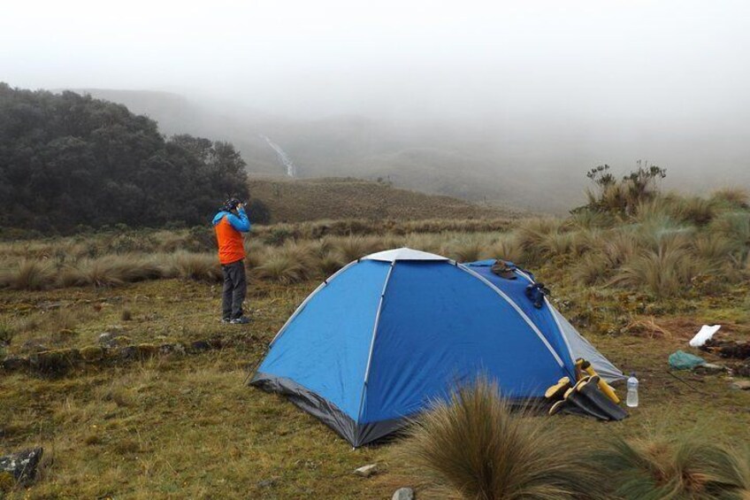 Camping Tour Cajas National Park from Cuenca