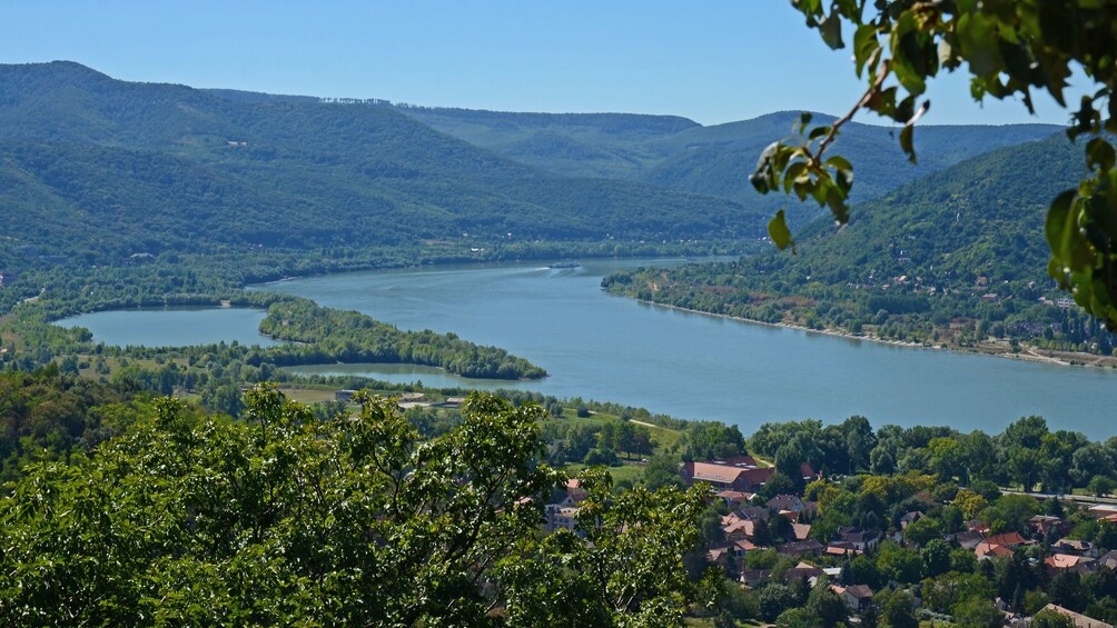View of the Danube river near Budapest