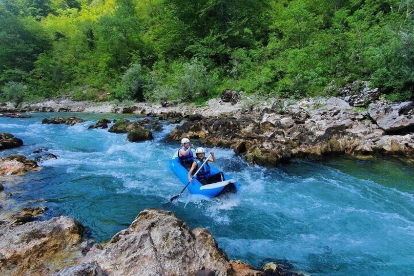 Canoeing Neretva river