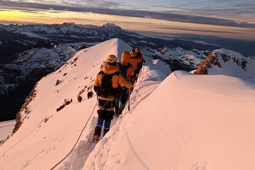 Mountaineering - Huayna Potosí 6088