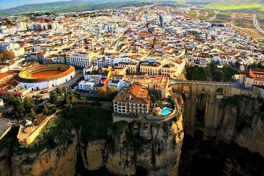 The Blue City of Juzcar and Ronda Private Tour From Malaga and Surronds