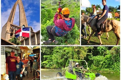 City Tour with Horseback Riding, Zipline, and Dune Buggy at the Countryside