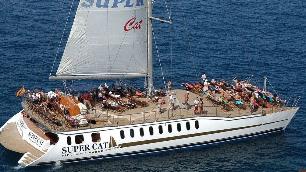 A Supercat Boat in Gran Canaria