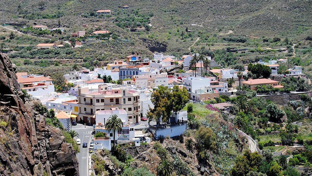 View of the city from above in Gran Canaria