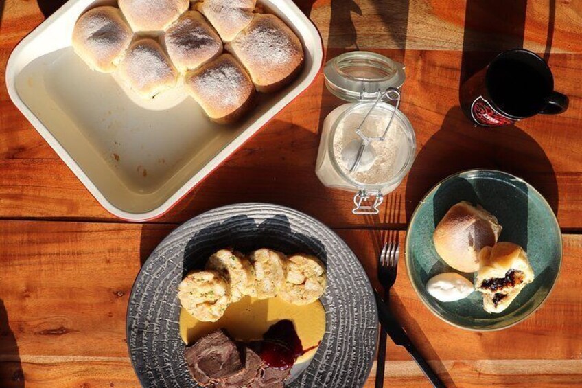 Traditional Czech menu