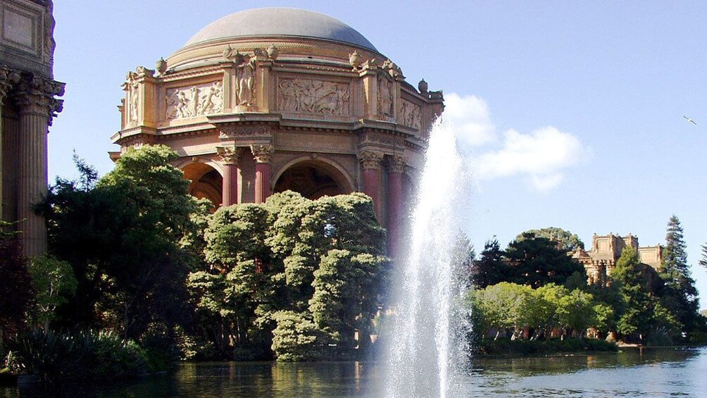 fountain near the Palace of Fine Arts Theatre in San Francisco