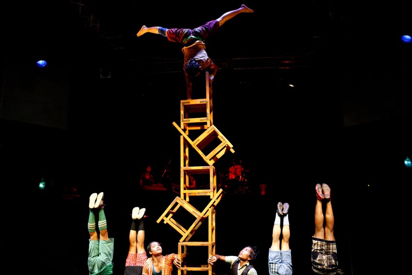 Cambodian Circus Show with Private Transfer