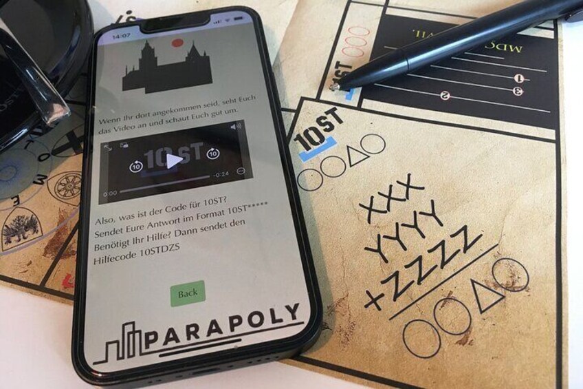 Urban Adventure Game in Frankfurt with an app