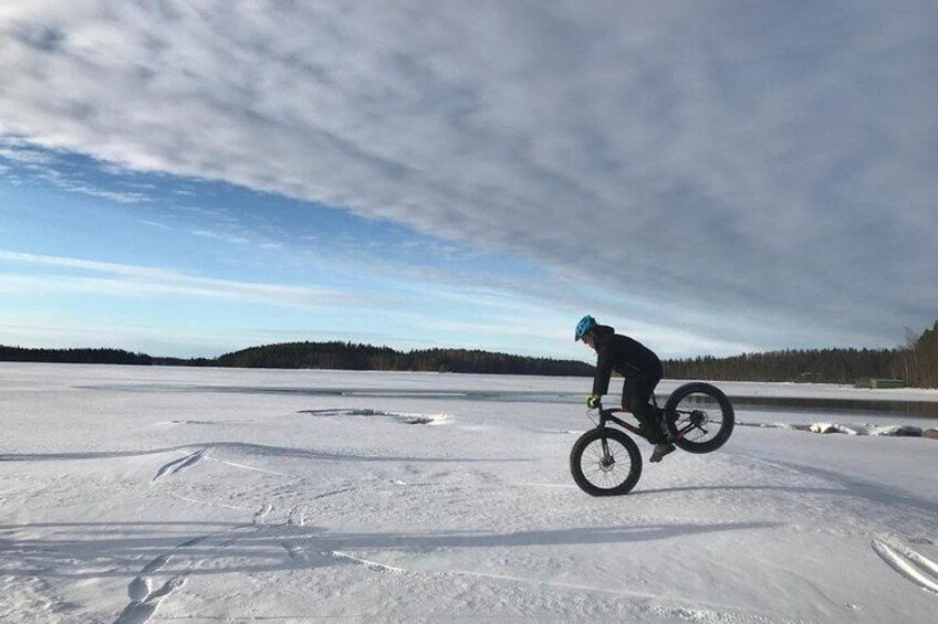 Guided E-fatbike trip around beautiful Lake Saimaa