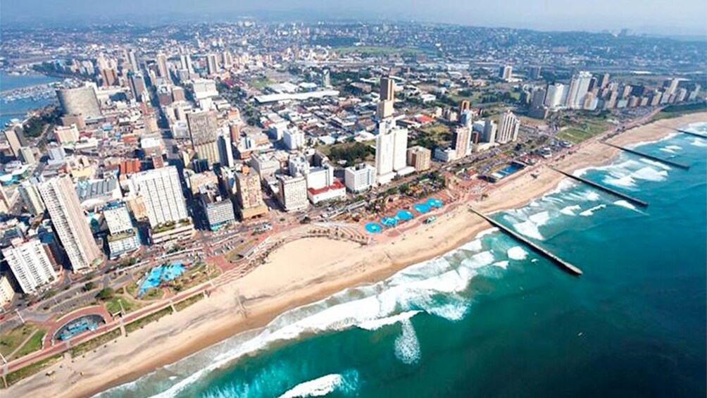 Aerial view of the city of Natal in Brazil 