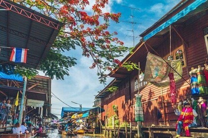 Bangkok Day Tour (Damnoen Saduak Floating/Railway markets）