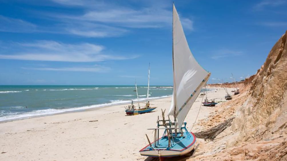 Gorgeous day view of Canoa Quebrada