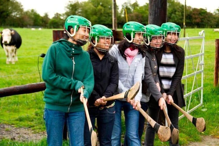 Try one of our national sports - hurling