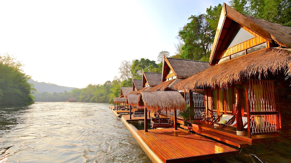 cabins by the water in bangkok