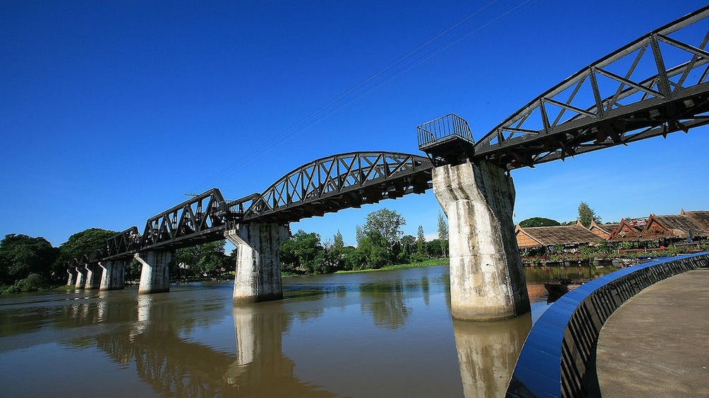 The famous River Kwai Bridge in Thailand
