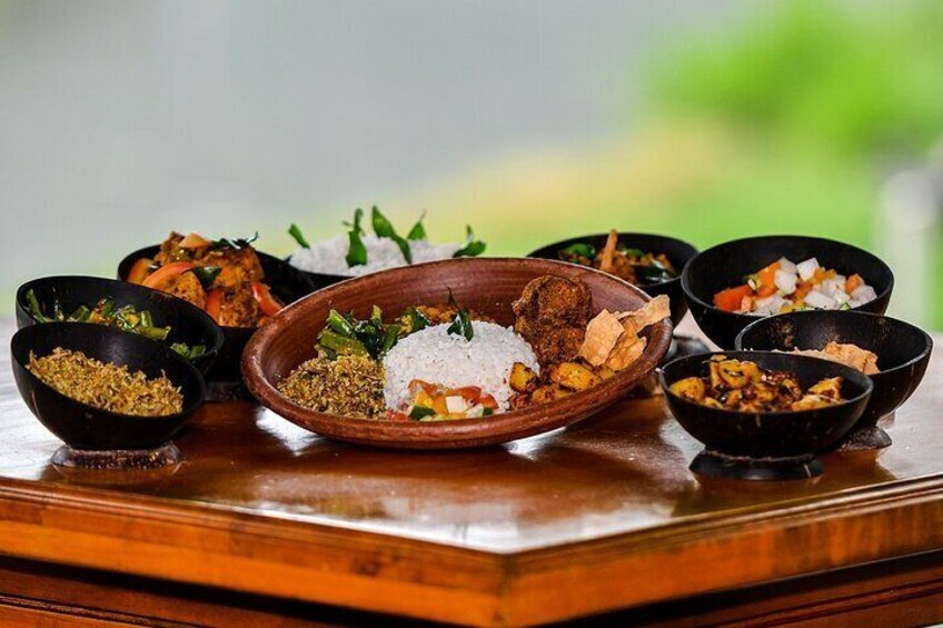 Rice & curry Preparation