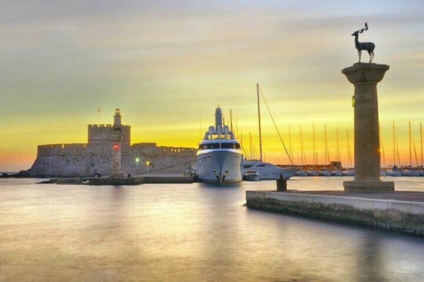 Rhodes Mandraki Harbour