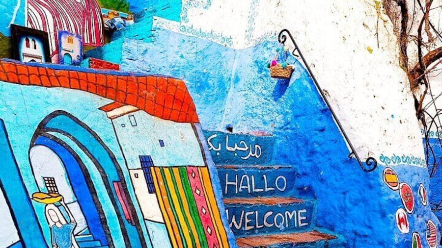 Full Day Tour The Blue City , CHEFCHAOUEN on small-group
