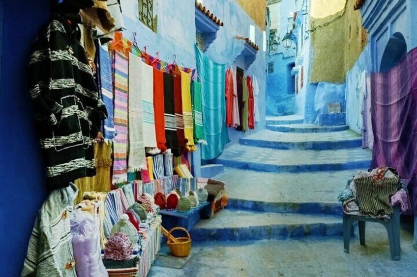 Full Day Tour The Blue City , CHEFCHAOUEN on small-group