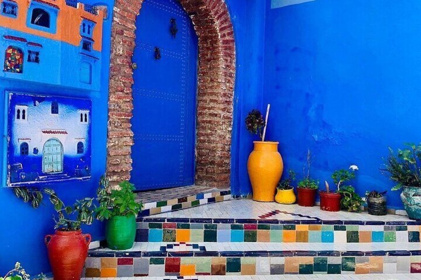 Full Day Tour The Blue City , CHEFCHAOUEN on small-group