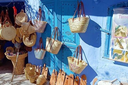 Full Day Tour The Blue City , CHEFCHAOUEN on small-group