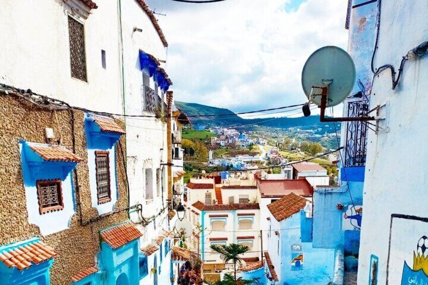 Full Day Tour The Blue City , CHEFCHAOUEN on small-group