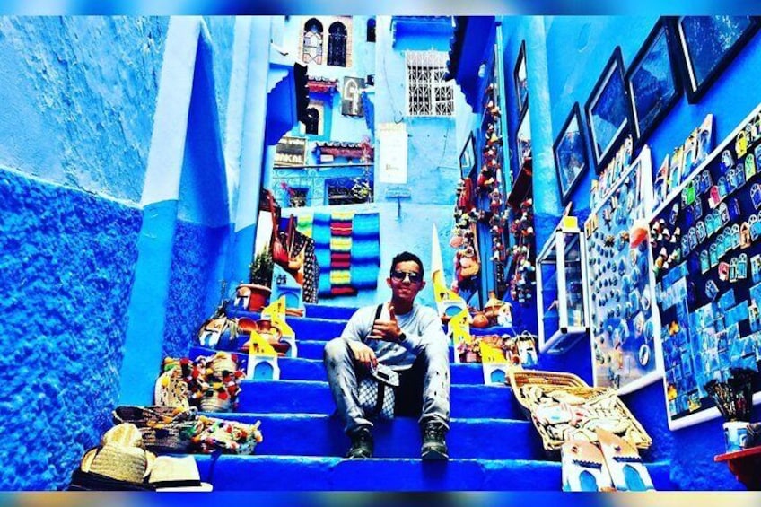 Full Day Tour The Blue City , CHEFCHAOUEN on small-group