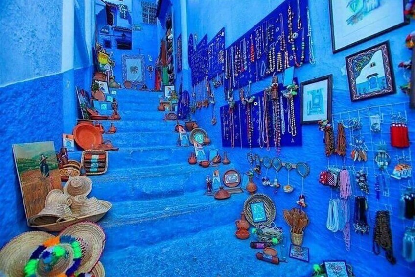 Full Day Tour The Blue City , CHEFCHAOUEN on small-group