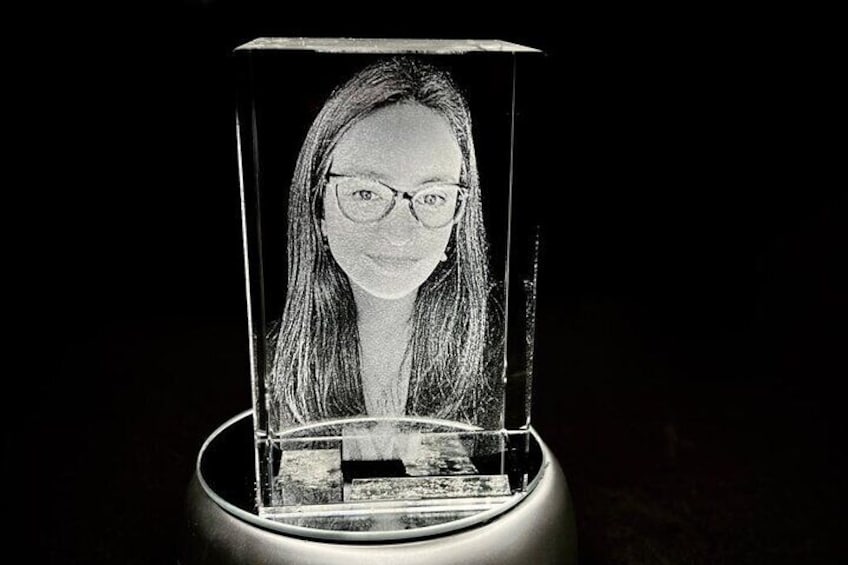 El regalo mas original en cristal 3d