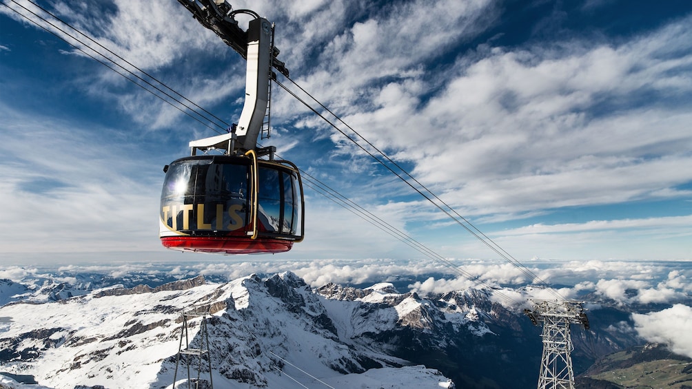 Gondola on Mount Titlis in Switzerland