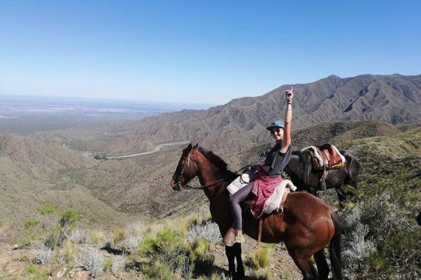  Horseback riding and roast in the mountains of Mendoza