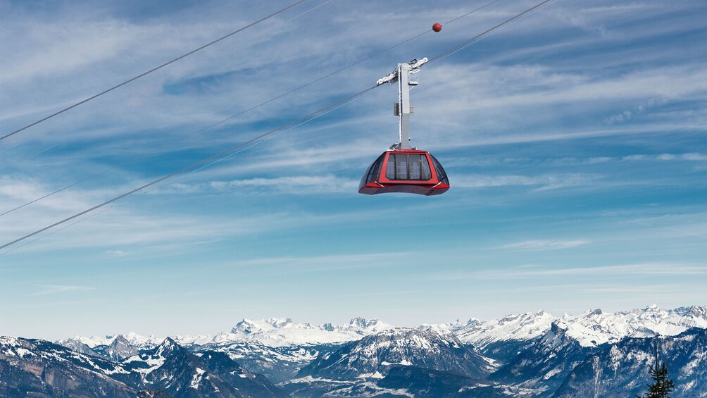 Gondola over Mount Pilatus in Lucerne