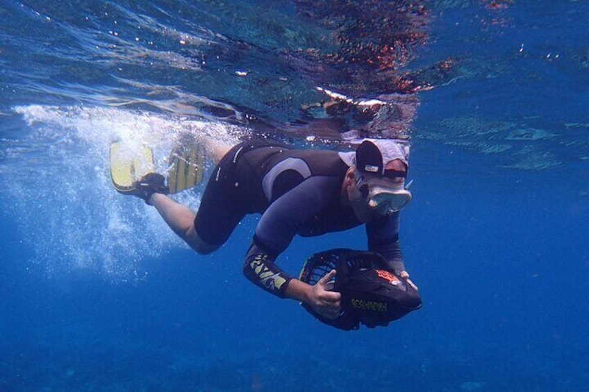 Snorkeling with Solar Power Sea Scooters