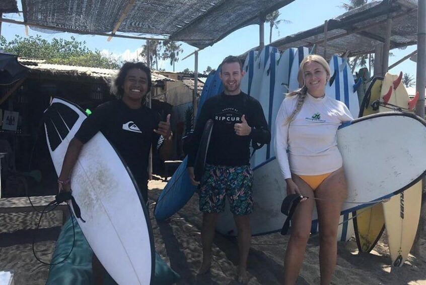 Surf lessons Bali, Canggu