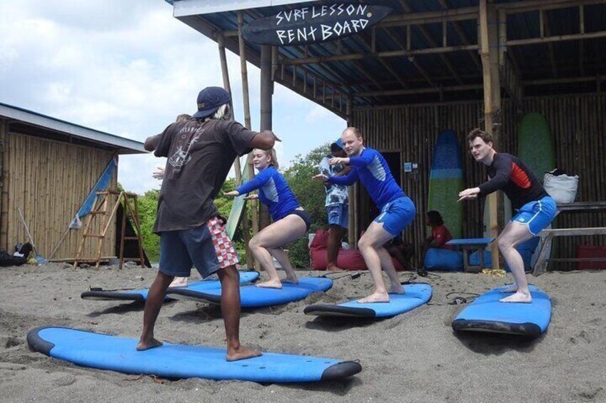 Matahari surf lesson Canggu, Bali, Indonesia